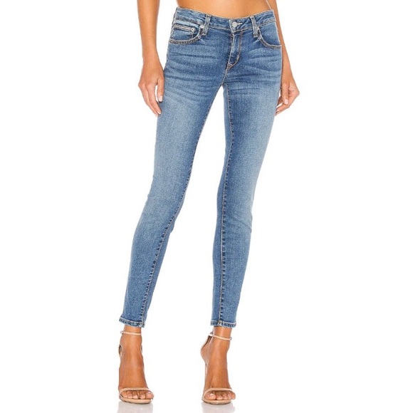 Lovers + Friends Ricky Mid-Rise Skinny Jean in Rivaldi Size 26 - Picture 3 of 16